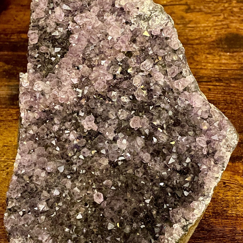 Amethyst Rock Geode 5 1/4” H x 4 1/4” W - Picture 6 of 9